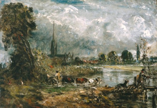 Fig 7: Salisbury Cathedral from the Meadows, John Constable, 1829