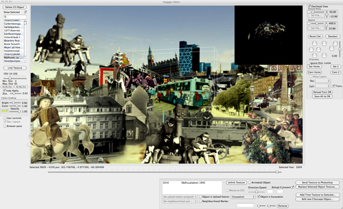 Fig 7: Screen shot of custom 3D collage editor UI