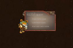 Waltee's Quest Log-in Screen