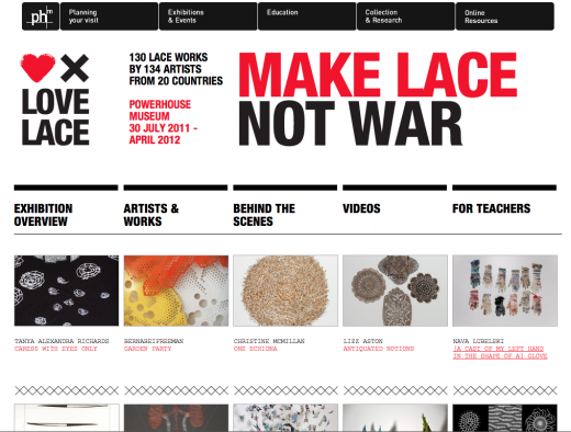 Lovelace site frontpage
