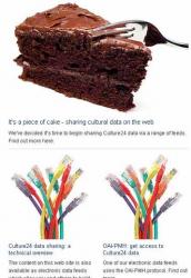 It's a piece of cake - sharing cultural data on the web