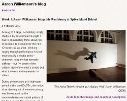 Image: Aaron Williamson's blog on Disability Arts Online