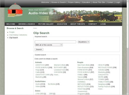 A-V Barn: Search Page A-V Barn: Search Page