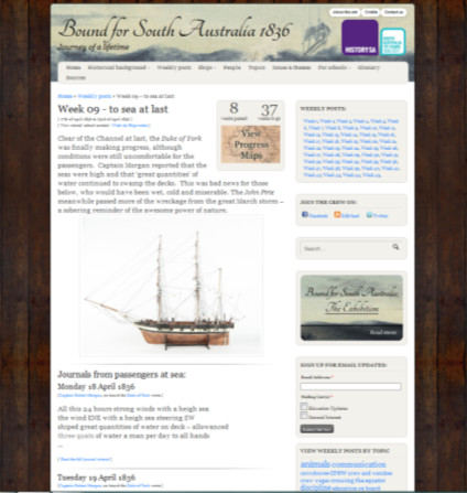 Bound for South Australia - image 1 - weekly post