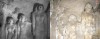 MFA Archival Photograph of the Tomb of Meresankh III in 1927 and the same view in 1999.