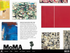 Home Screen from MoMA's AB EX NY iPad App