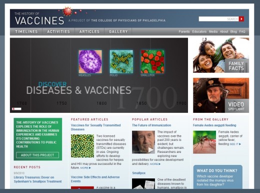 History of Vaccines Home Page History of Vaccines Home Page