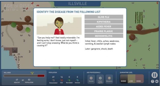 History of Vaccines Game Simulation History of Vaccines Game Simulation