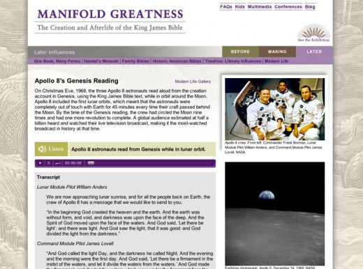 Manifold Greatness Apollo 8 Manifold Greatness Apollo 8