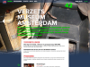 Magazine-like layout and big images give a good impression of the museum