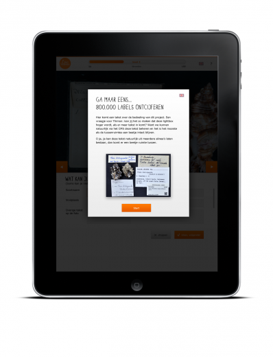 Naturalis LiveScience iPad crowdsourcing app