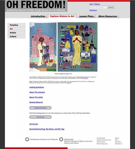 Oh Freedom! Artwork Page