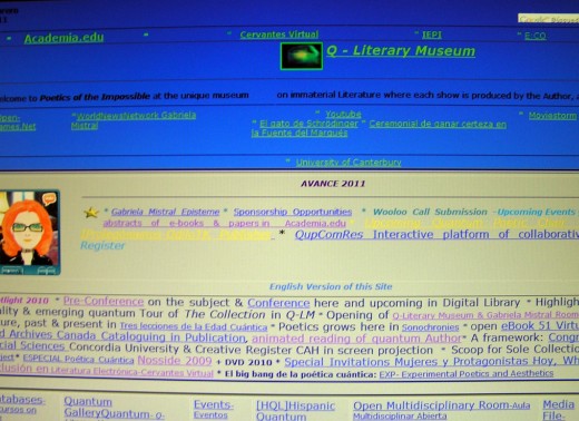 Q-Literary Museum search home page