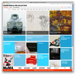 MoMA Exhibitions Page