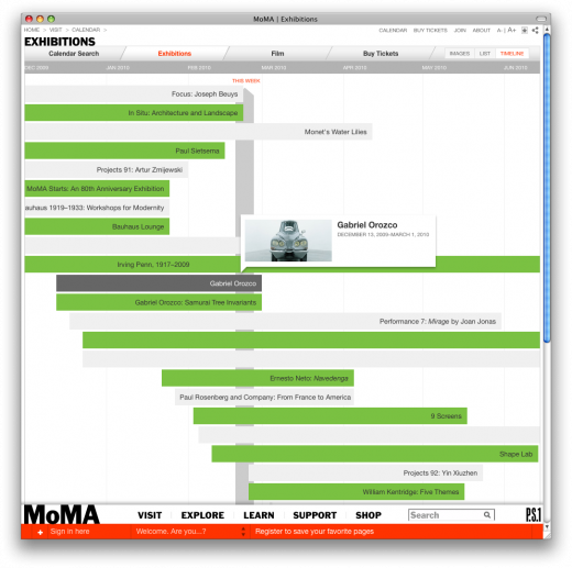 MoMA Calendar