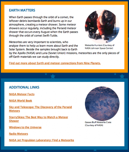 Links example on CyberSpace