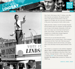 New York's Mayors: John V. Lindsay