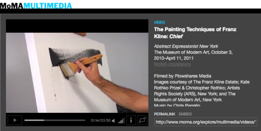 Abstract Expressionist New York, Painting Techniques Videos