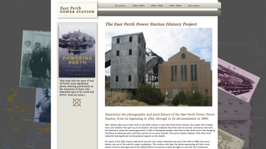 East Perth Power Station History Project Home Page