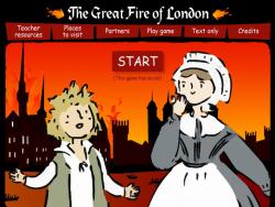 Great Fire of London homepage