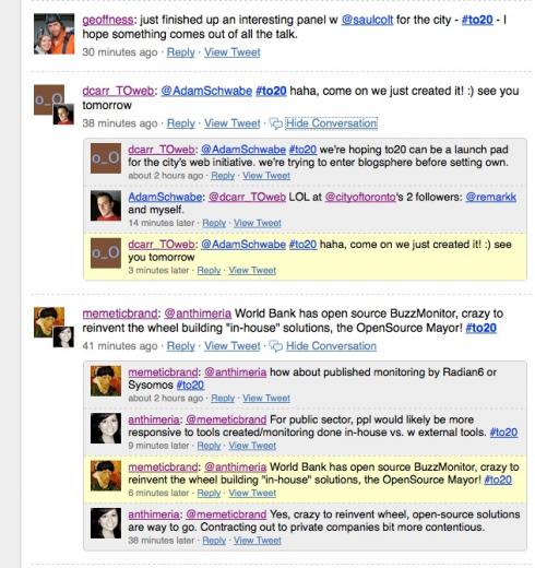 twitter search #to20