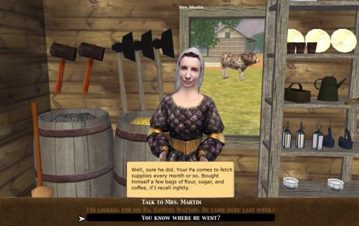 Texas Independence: Scene from "In Washington Town" game Texas Independence: Scene from "In Washington Town" game