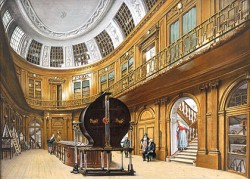 Wybrand Hendriks, The Oval Room of Teylers Museum, a. 1800-1820, oil on panel 47,7 x 62 cm, collection Teylers Museum