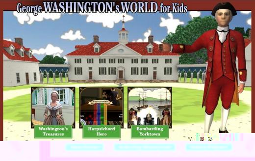 Washington's World for Kids: Home page