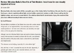 Sandi Wassmer's review of Miroslaw Balka's How It Is at Tate Modern