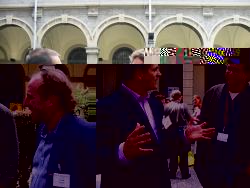 Xavier, Scott, and Jim in Milano: Peter Samis took this photo at ICHIM01 in Milano.