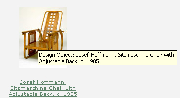 MoMA design object screen shot