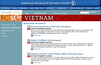 Three other resources about Vietnam