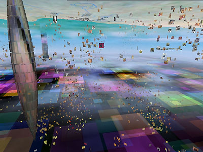 flying through the treasure room
