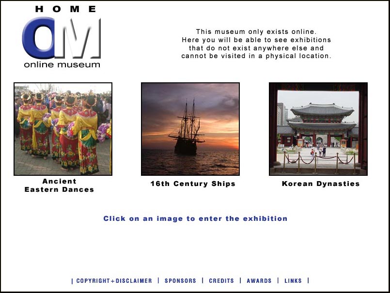 home page