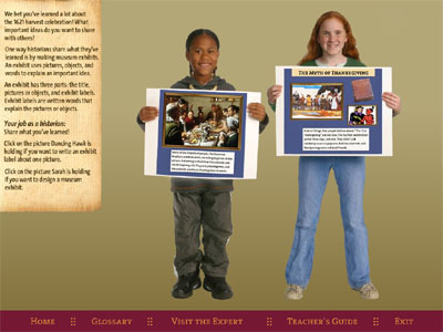 Modern children with their projects
