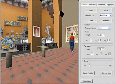 Screen Shot: museum objects