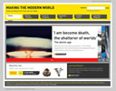 Screen Shot: Homepage of Making the Modern World