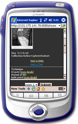 Screen shot: PDA Introduction dialogue