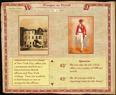 Screen Shot: Prosper or Perish Game