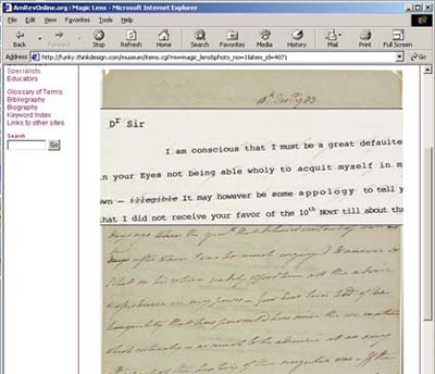 Screen Shot: Document Browser
