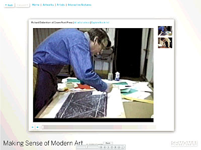 Screen Shot: showing embedded video