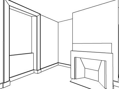 Screen Shot: vector wireframe treatment
