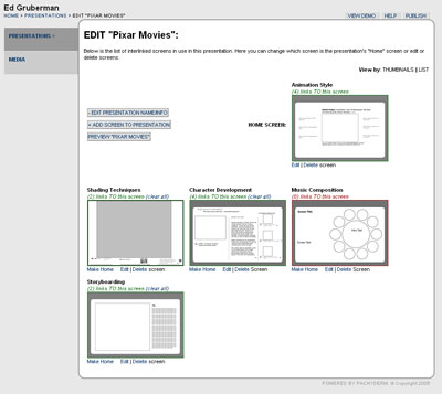 Screen Shot: Mockup of the updated forms-based interface