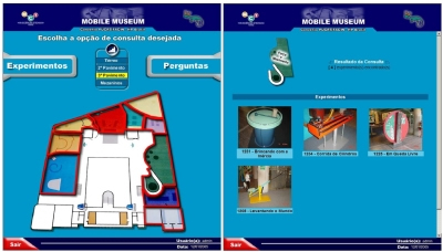 Screen Shot: Accessing the Museum Areas