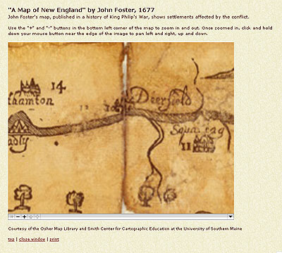 Screen Shot: A Map of New England