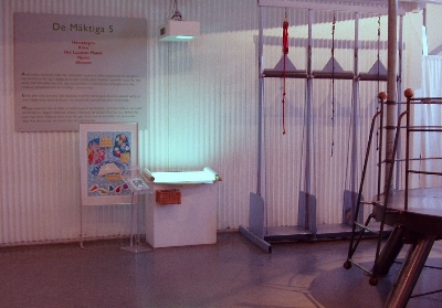 Photo: Surroundings of the book scroll exhibit