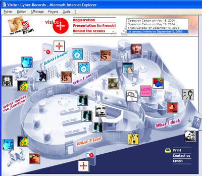 Screen Shot: Visite+ Records