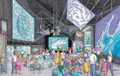 Fig 1: Early concept sketch of facility