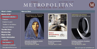 Fig 2: Example of Interlocutor ontology - The Metropolitan Museum